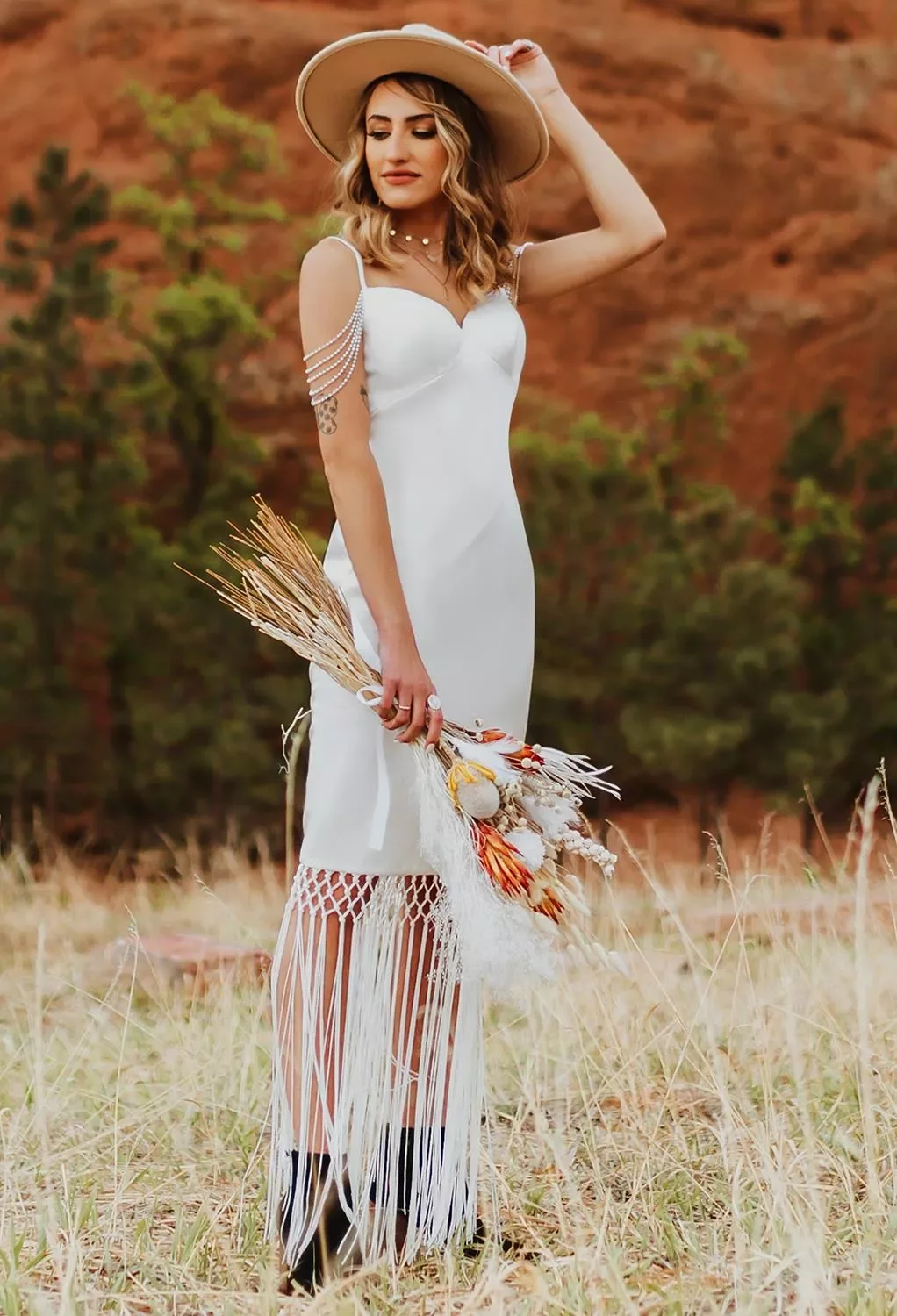 Knee Length Little White Dresses | AW.Bridal Australia