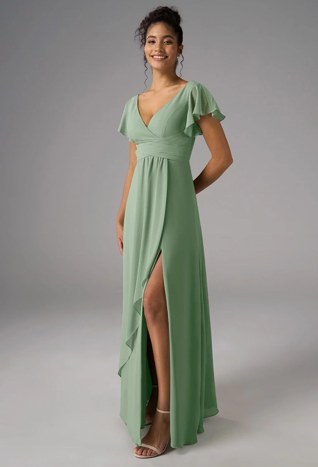 winter wedding guest dresses australia Antique Azure Rose $245 Aidan Mattox Women's upload-20230109 Size:M / L