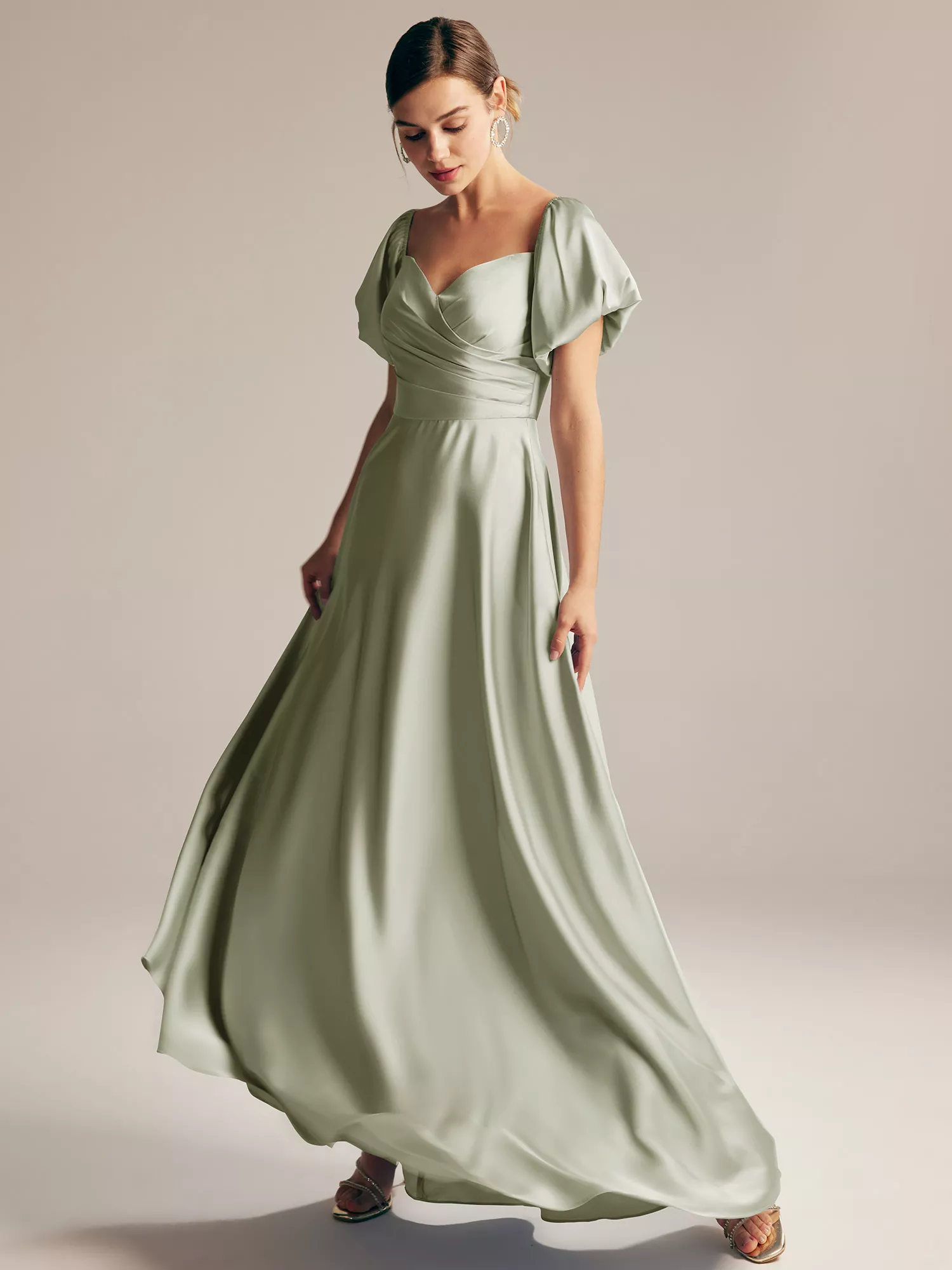 Sage Green, Dusty Sage Maternity Bridesmaid Dresses | AW.Bridal Australia