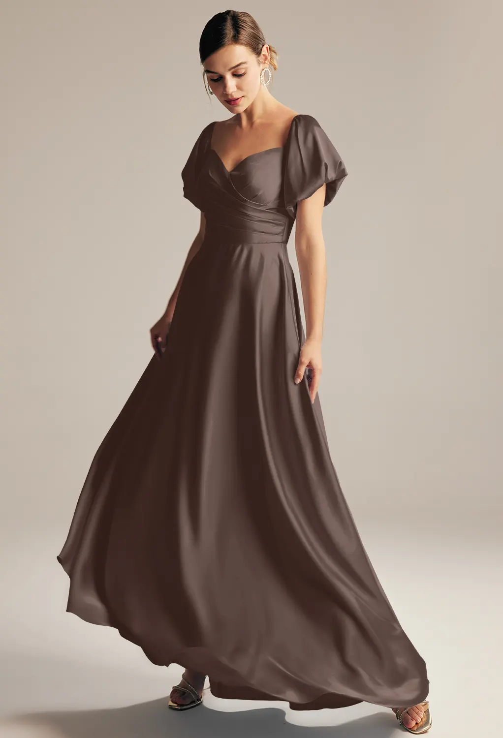 Seal Brown Maternity Bridesmaid Dresses | AW.Bridal Australia
