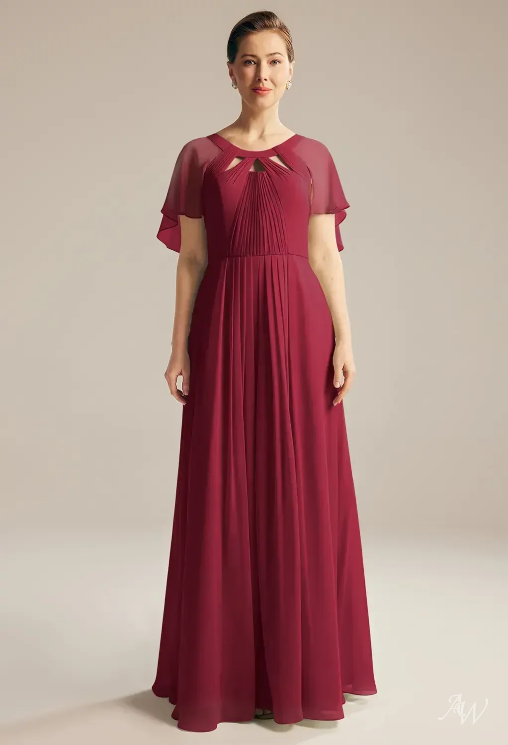 AW Kay Jester Red Mother of the Bride Dresses image1