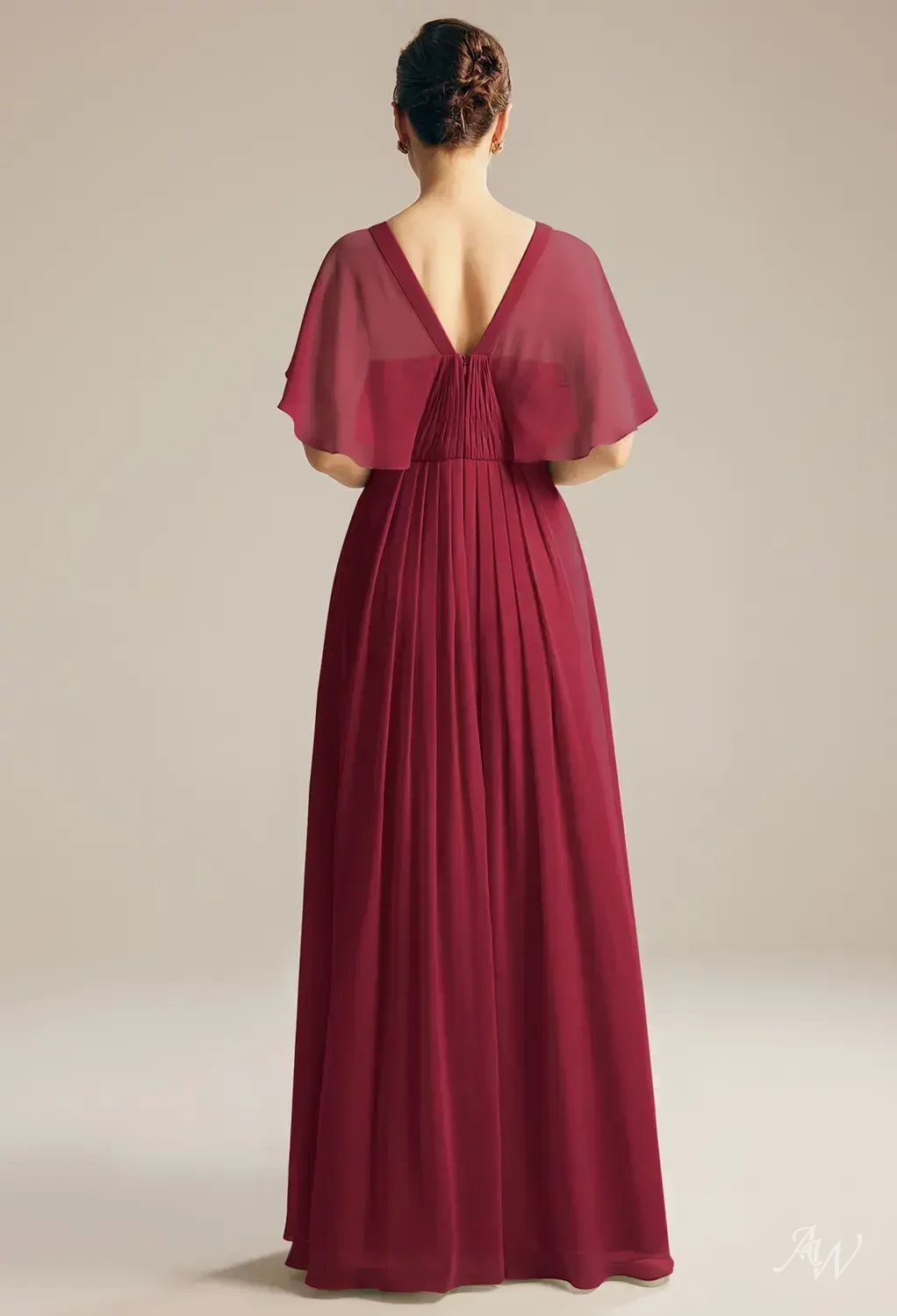 AW Kay Jester Red Mother of the Bride Dresses image2