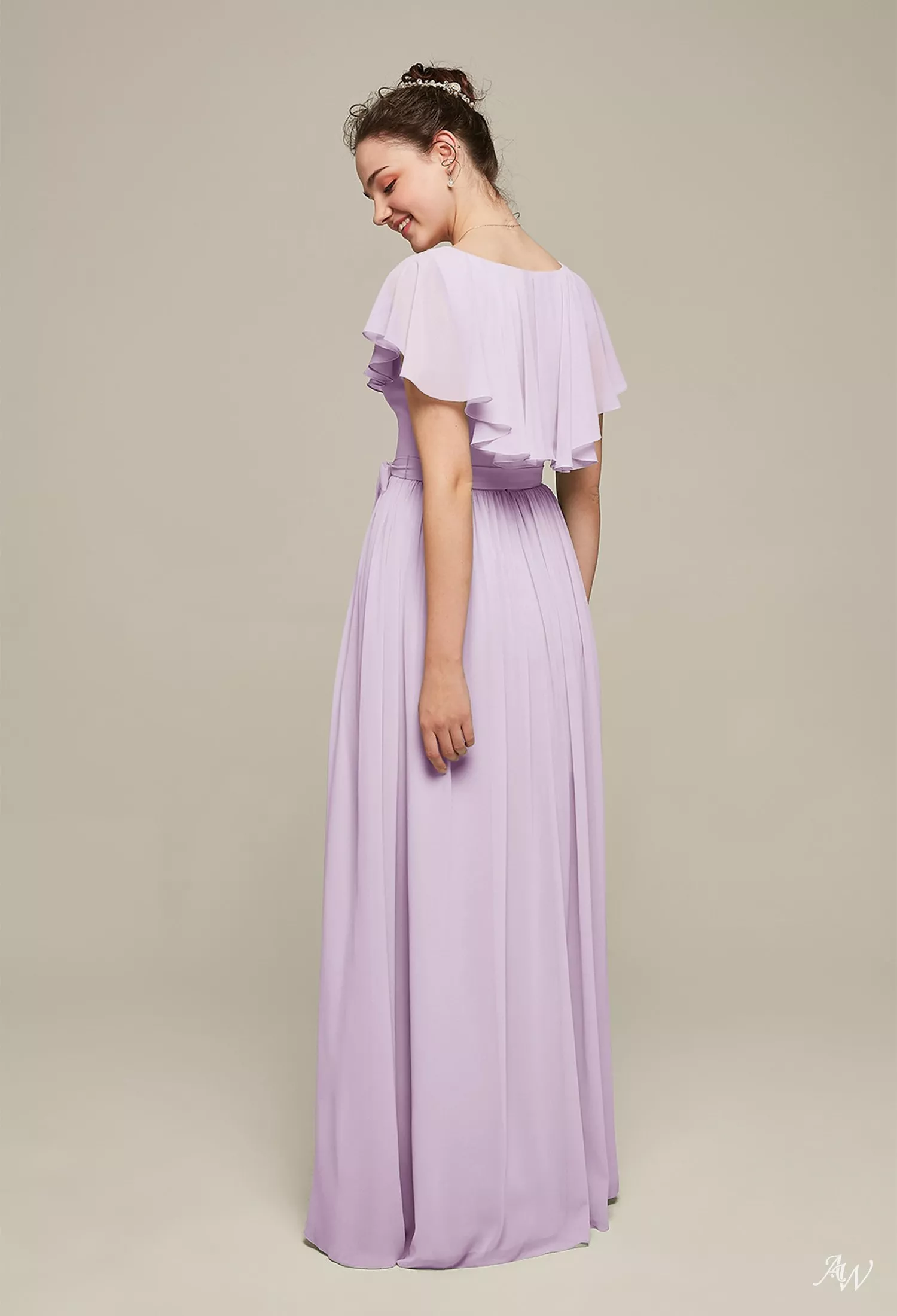 AW Bethany Lilac Bridesmaid Dresses