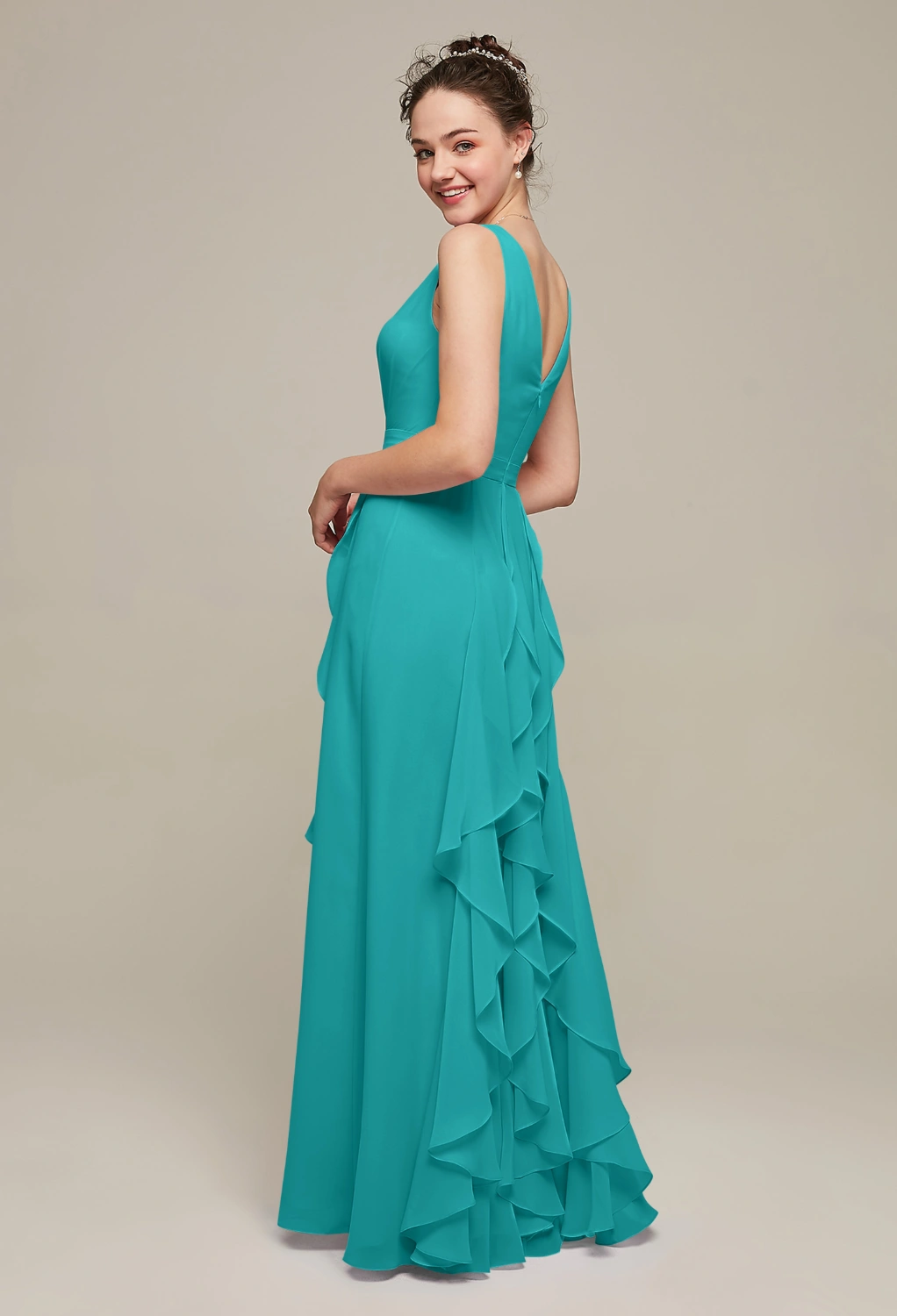 maternity bridesmaid dress australia Sorella Vita 9422 Maternity-Friendly Classic Bridesmaid Dress with 3/4   South Coast Brides