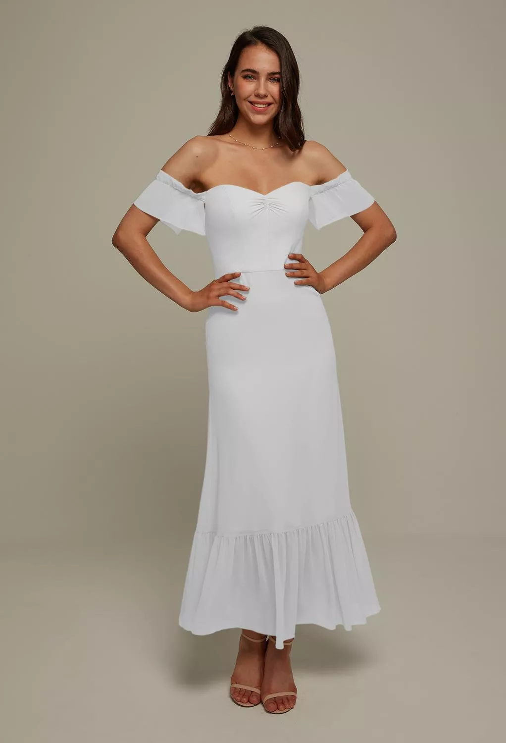 White Long Graduation Dresses | AW.Bridal Australia