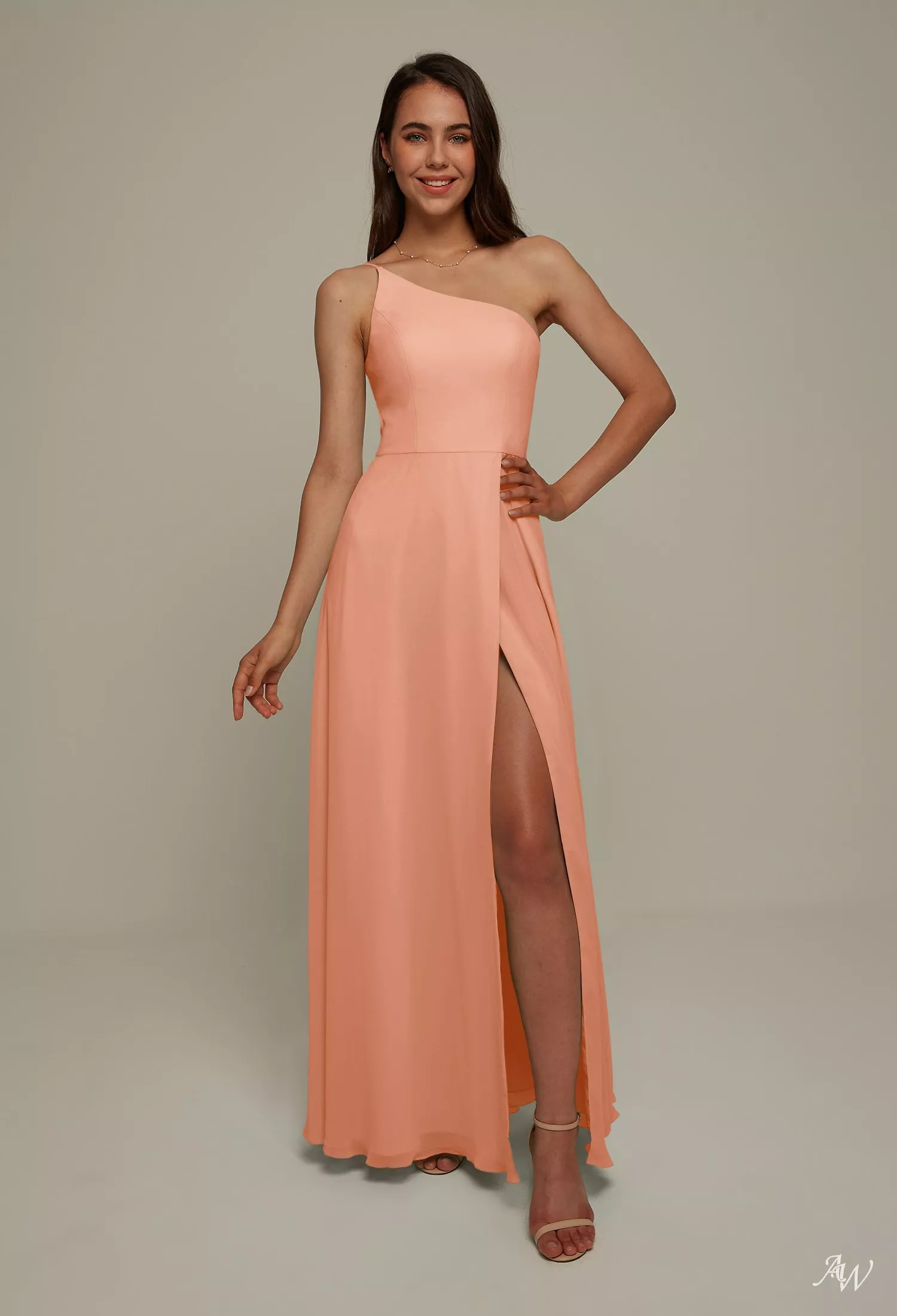 janey chiffon a line dress Janey Chiffon A-line Dress in Navy