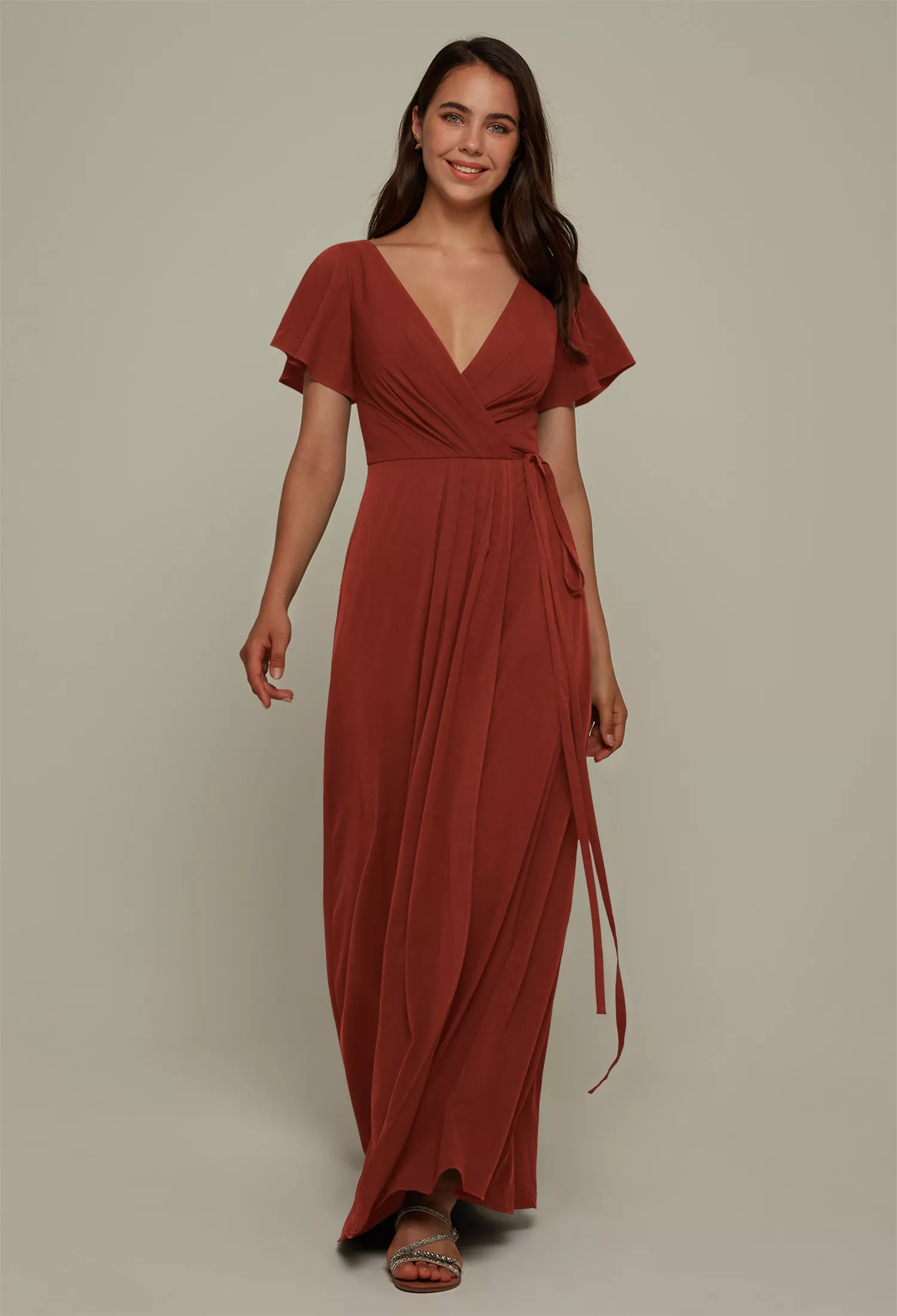 rust bridesmaid dress australia Floor Length Azazie Rust Dress Satin Bridesmaid Dress Rust Dress Australia  Mel Try-on Dress