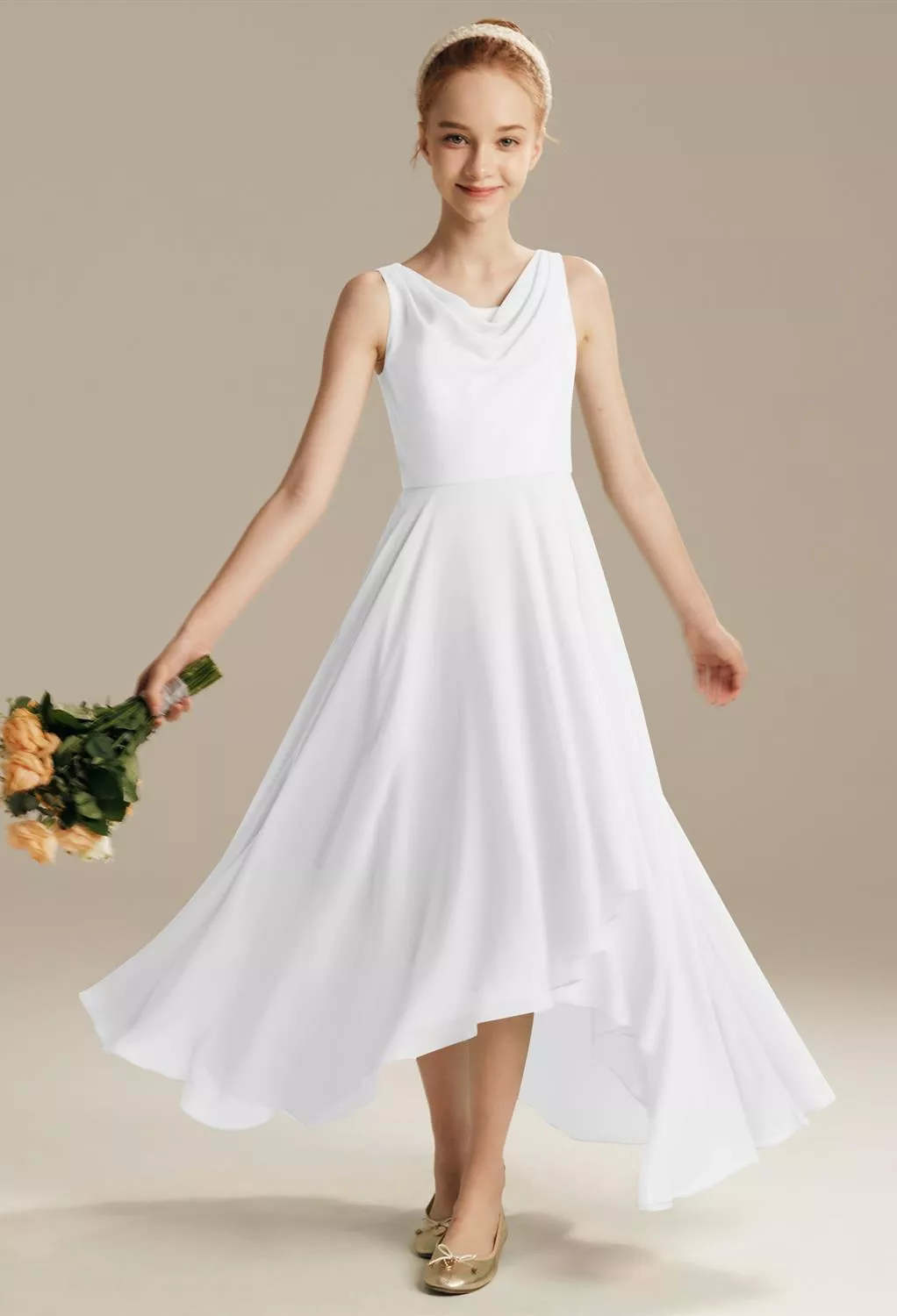 White Junior Bridesmaid Dresses | AW.Bridal Australia