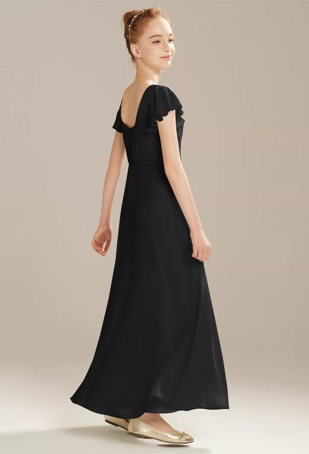 Black Junior Bridesmaid Dresses | AW.Bridal Australia