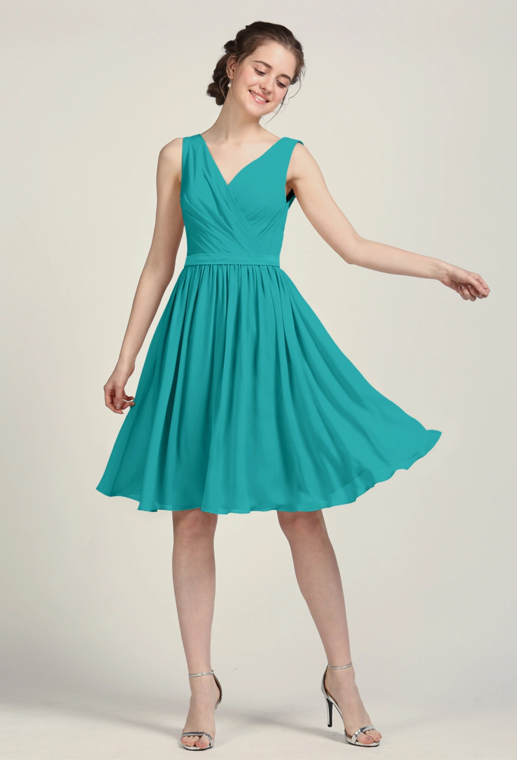 TurquoiseBlue Short Bridesmaid Dresses | AW.Bridal Australia