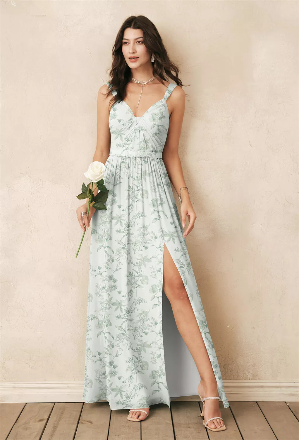 floral bridesmaid dresses australia Verdant Wilds, Green Floral Floral Bridesmaid Dresses
