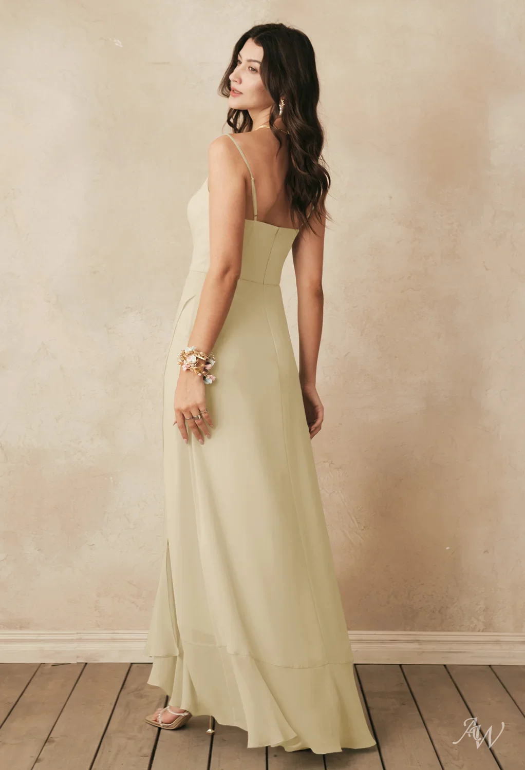 AW Nicoline Champagne Bridesmaid Dresses