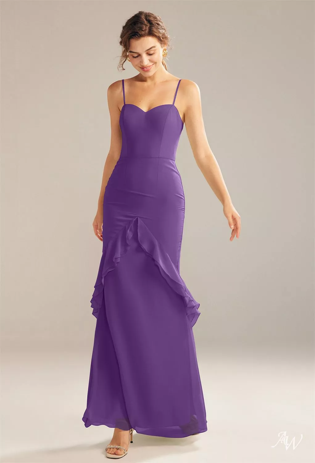 princess polly baby blue dress Regency African Satin bridesmaid with Off-Shoulder main image 0