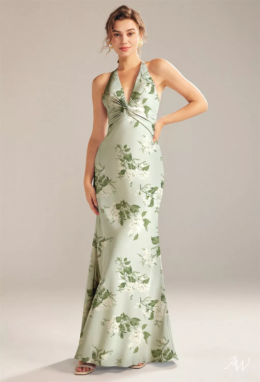 one shoulder maxi dress formal Bellamare – Elegant draped neckline – One shoulder maxi dress