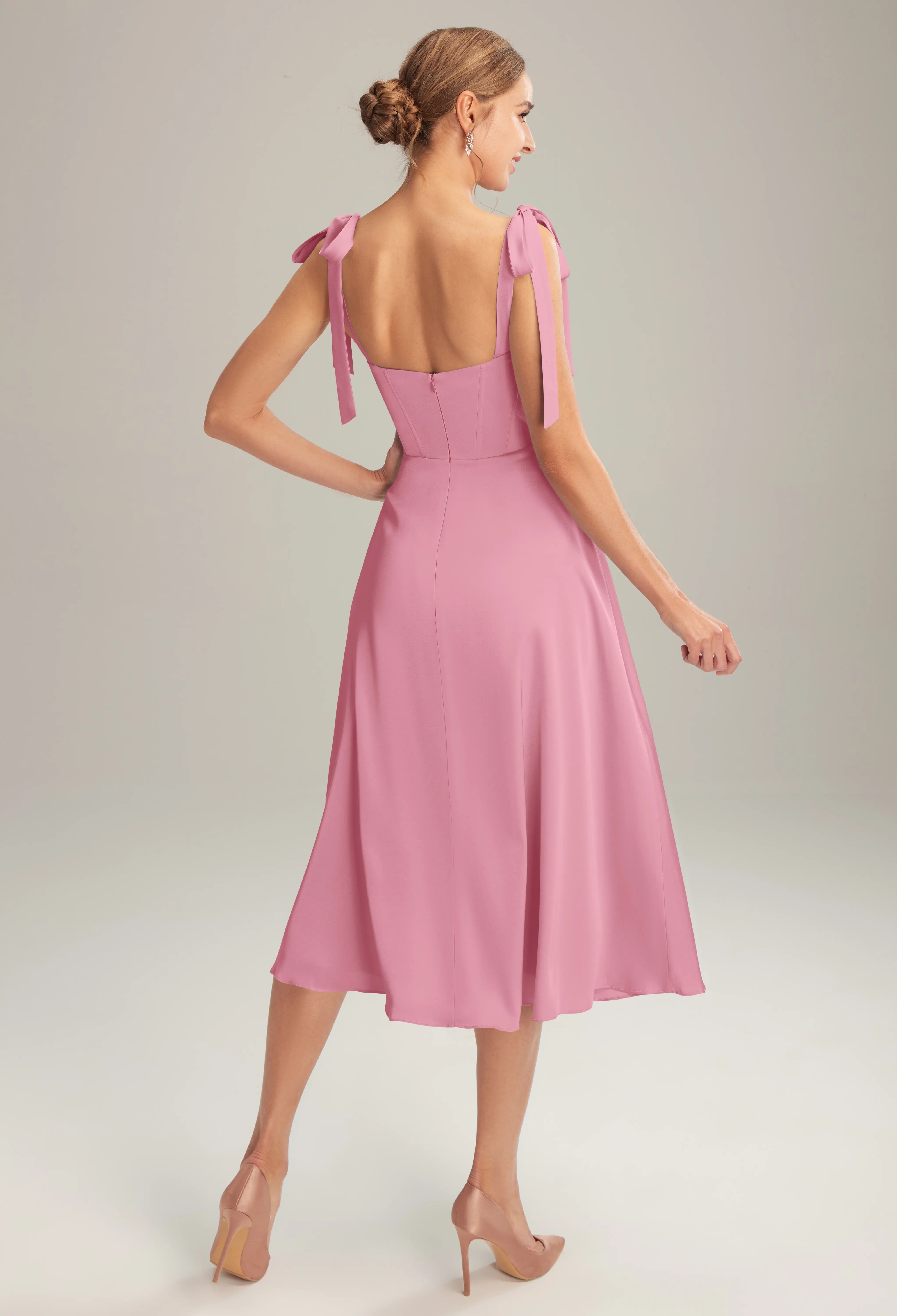 Coral Pink Beach Wedding Guest Dresses | AW.Bridal Australia