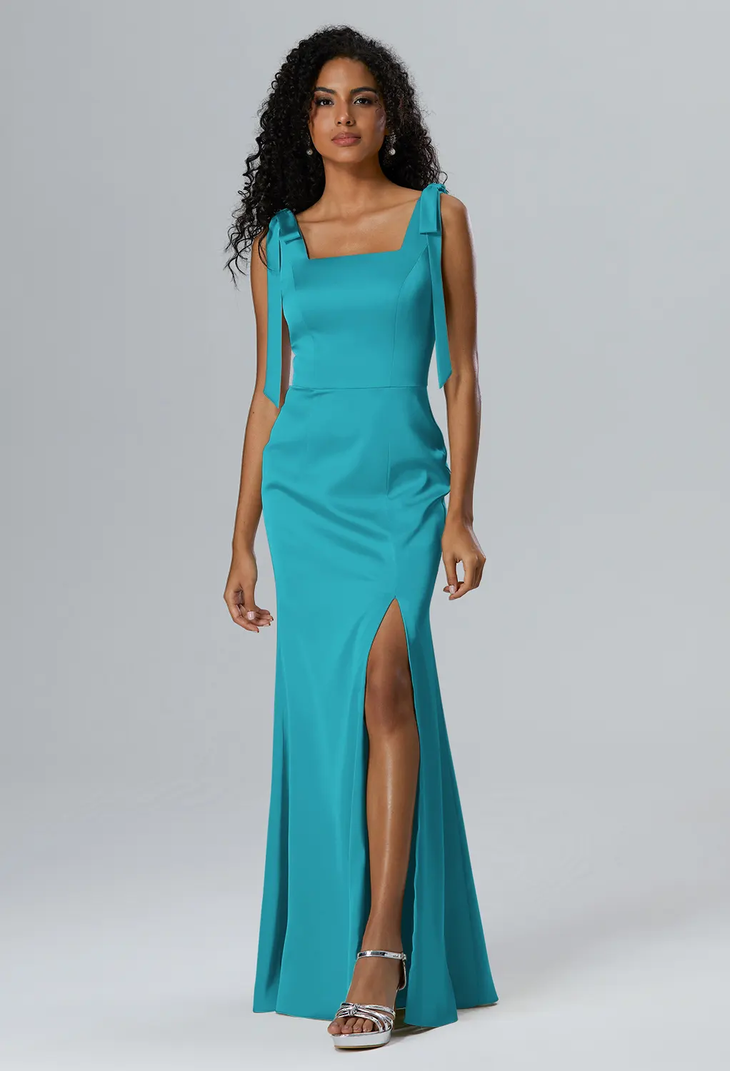 teal bridesmaid dresses australia Ance Gria Dress Hire - Clover Gown (Teal)
