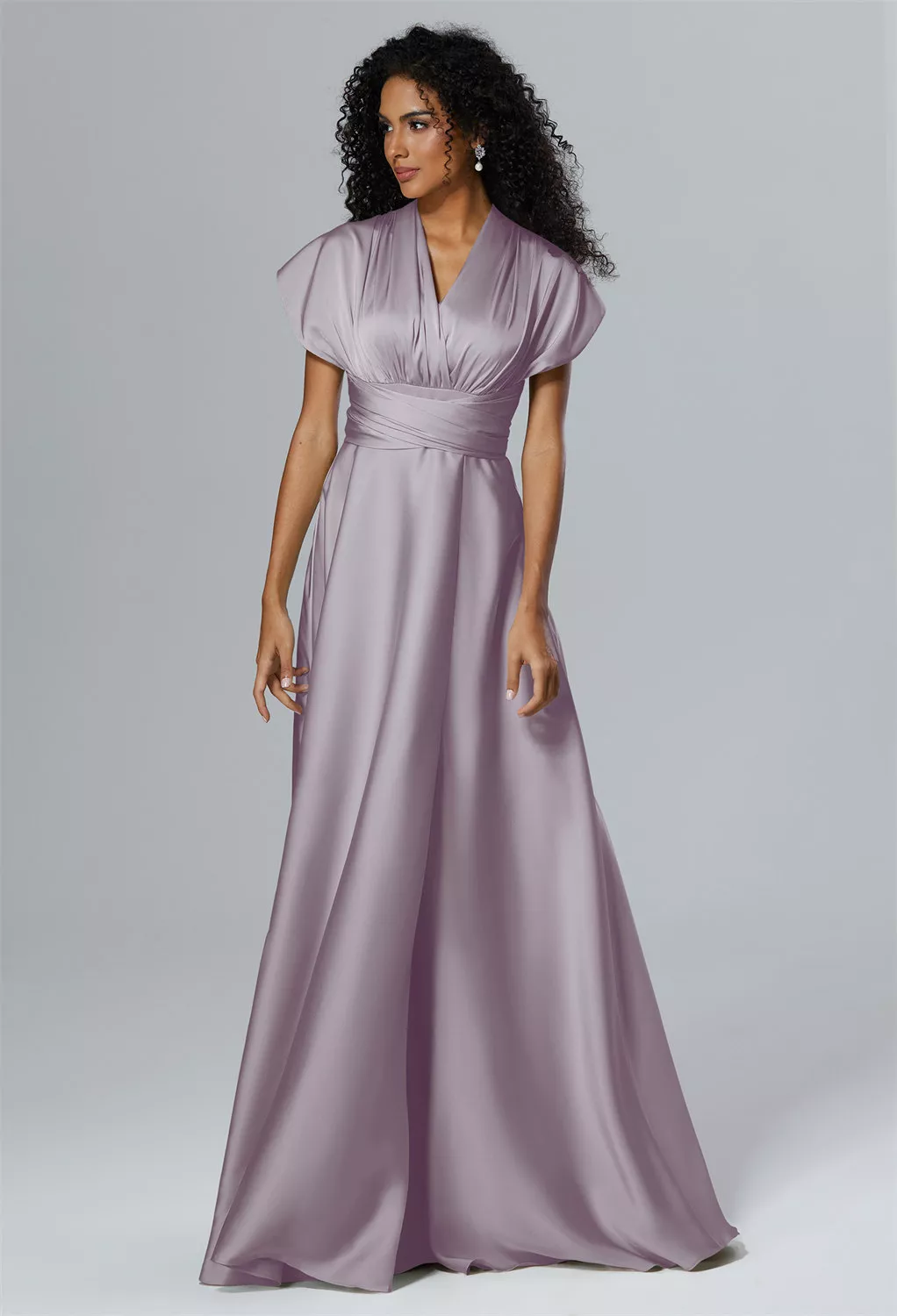 fitted lace wedding dress Purple Infinity Dress Bridesmaid Multiway Convertible Dress Made in US