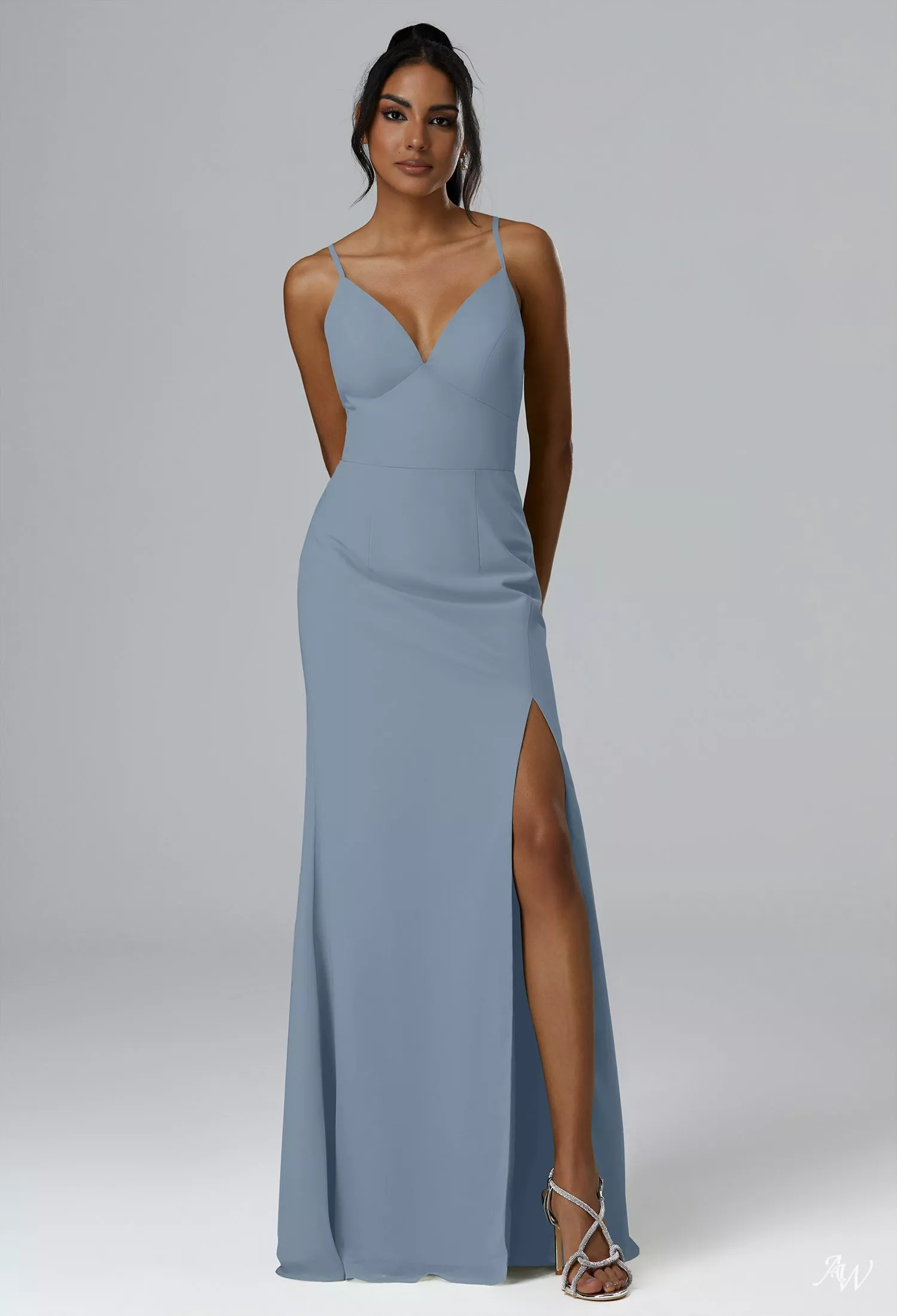 AW Sana Light Dusty Blue Bridesmaid Dresses | AW.Bridal Australia
