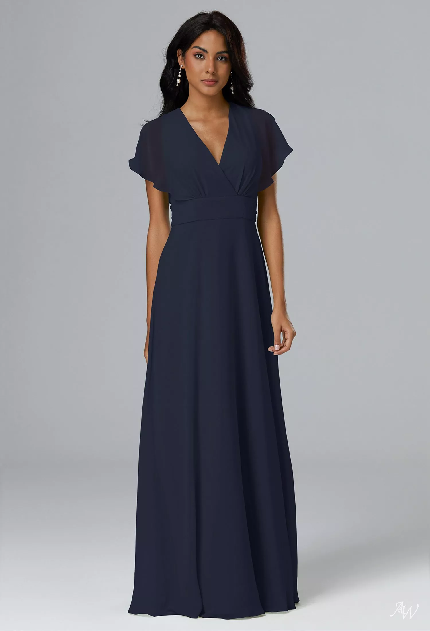 AW Halle Dark Navy Bridesmaid Dresses | AW.Bridal Australia