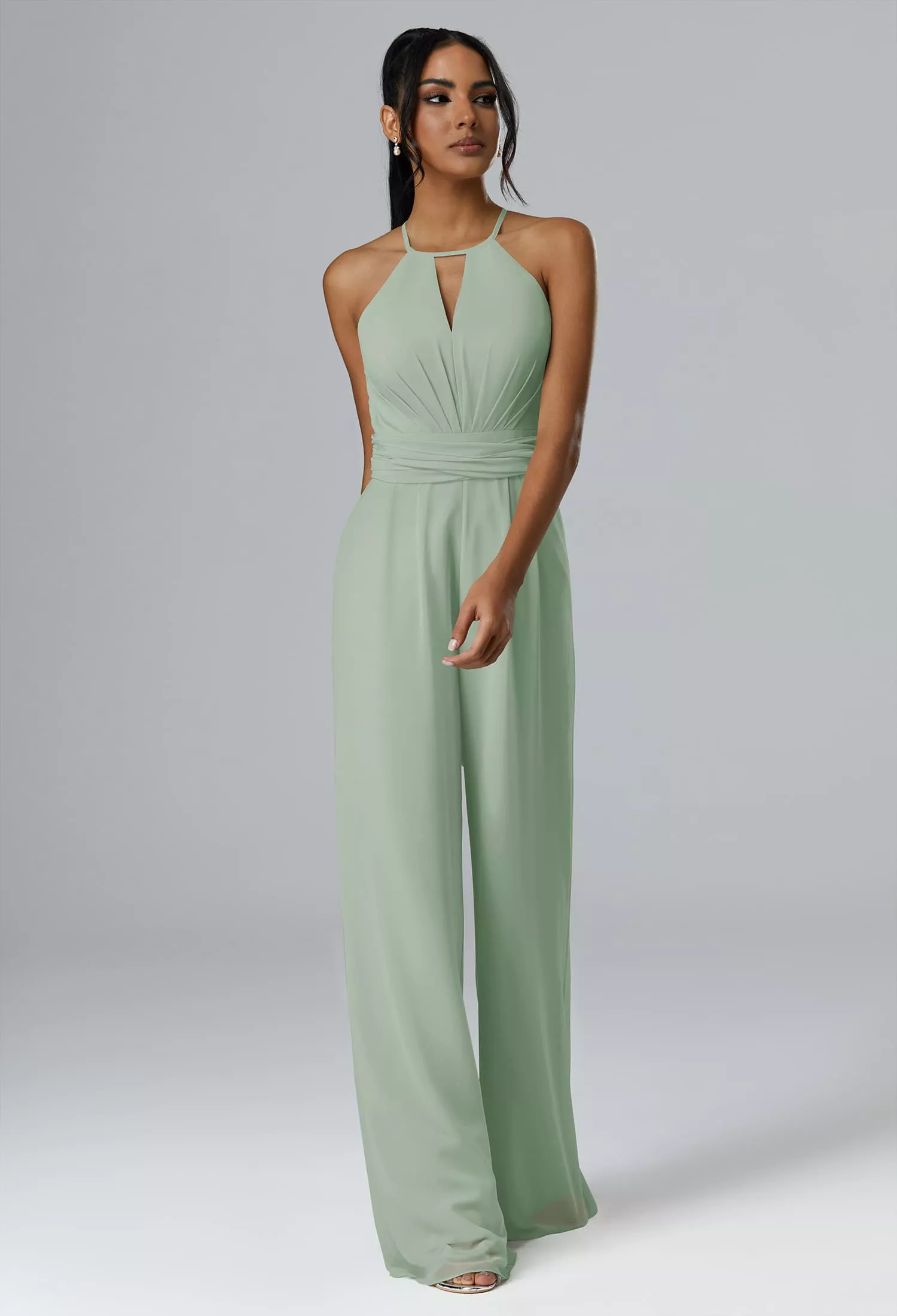 bridesmaid dress pantsuit Jumpsuit, Wedding Pantsuits Bridesmaid Dresses Size:128 Felicia Floral Beaded Mini SCHL004960_BL_S Blue No Features
