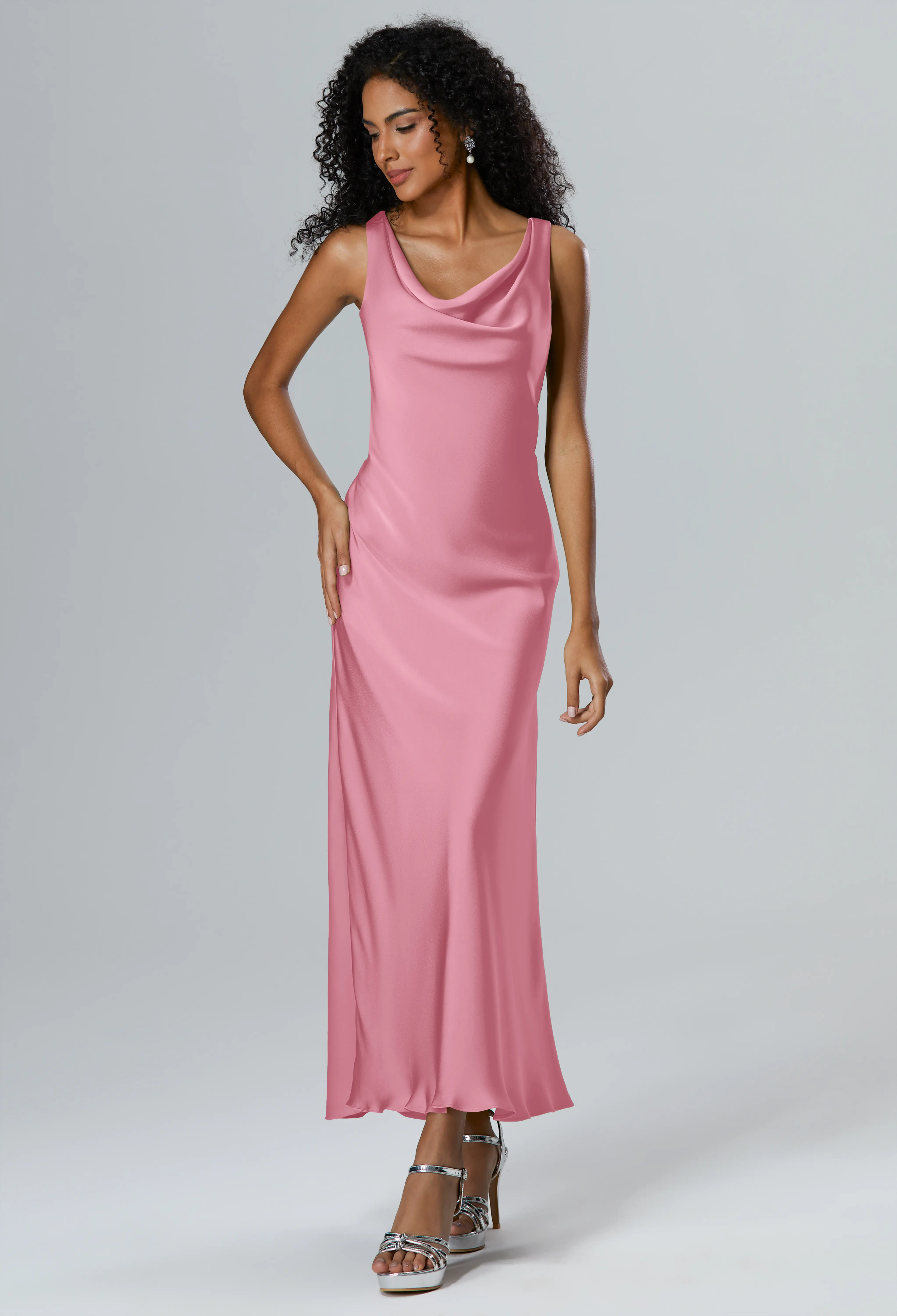 beach scene dress Beaded Cherry Chiffon Dress Beach Wedding Dress Long V-Neck Bridesmaid –  DaisyFormals-Bridesmaid and Formal Dresses in 59+ Colors main image 0