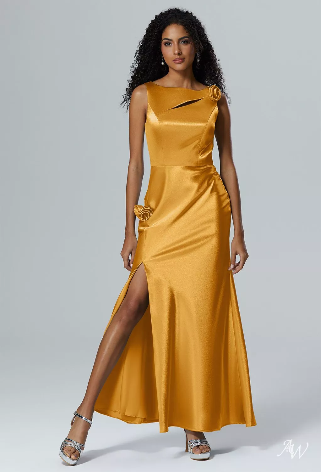 gold hoco.dress Golden Hour Glow Homecoming Dress Yellow main image 1
