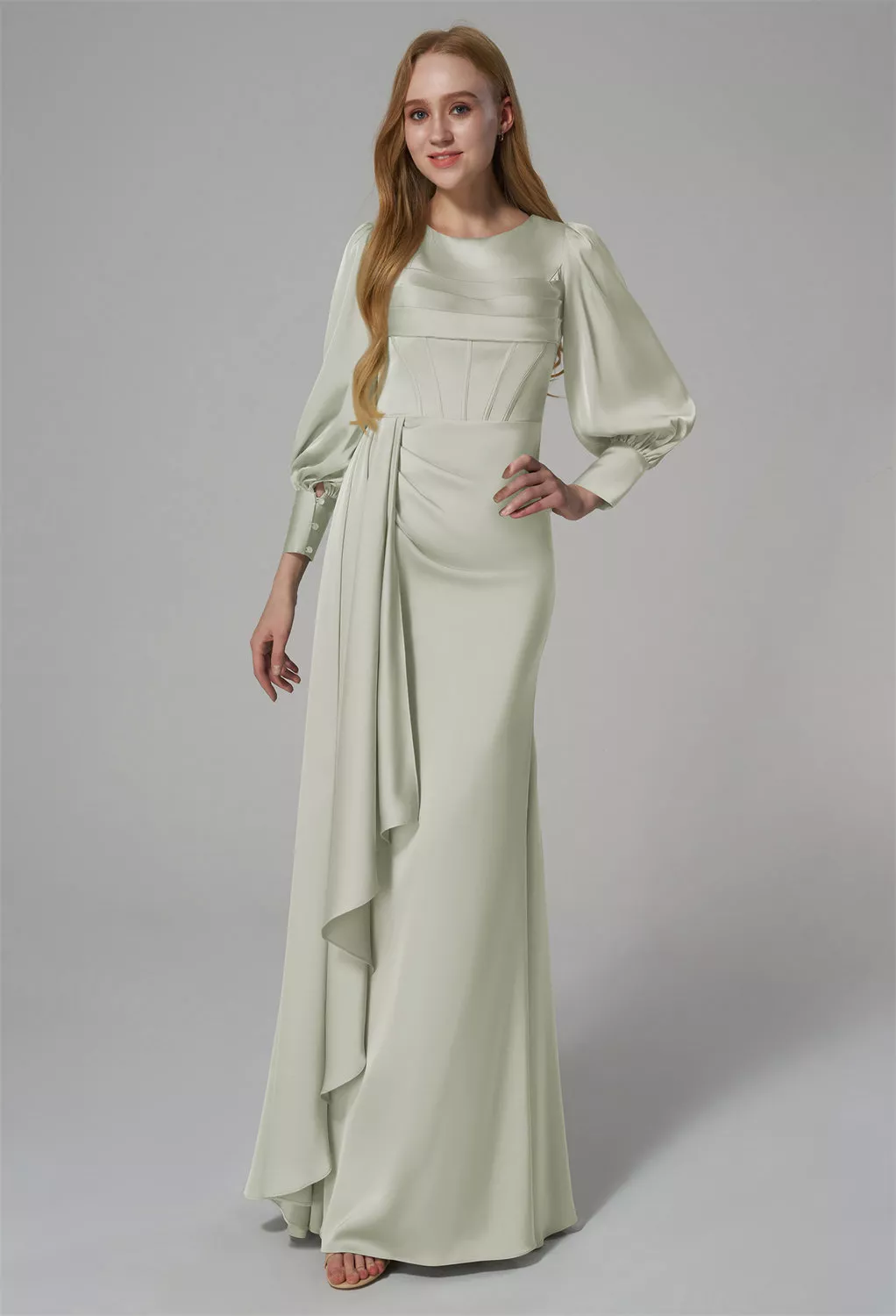 Long Sleeves Bridesmaid Dresses | AW.Bridal Australia
