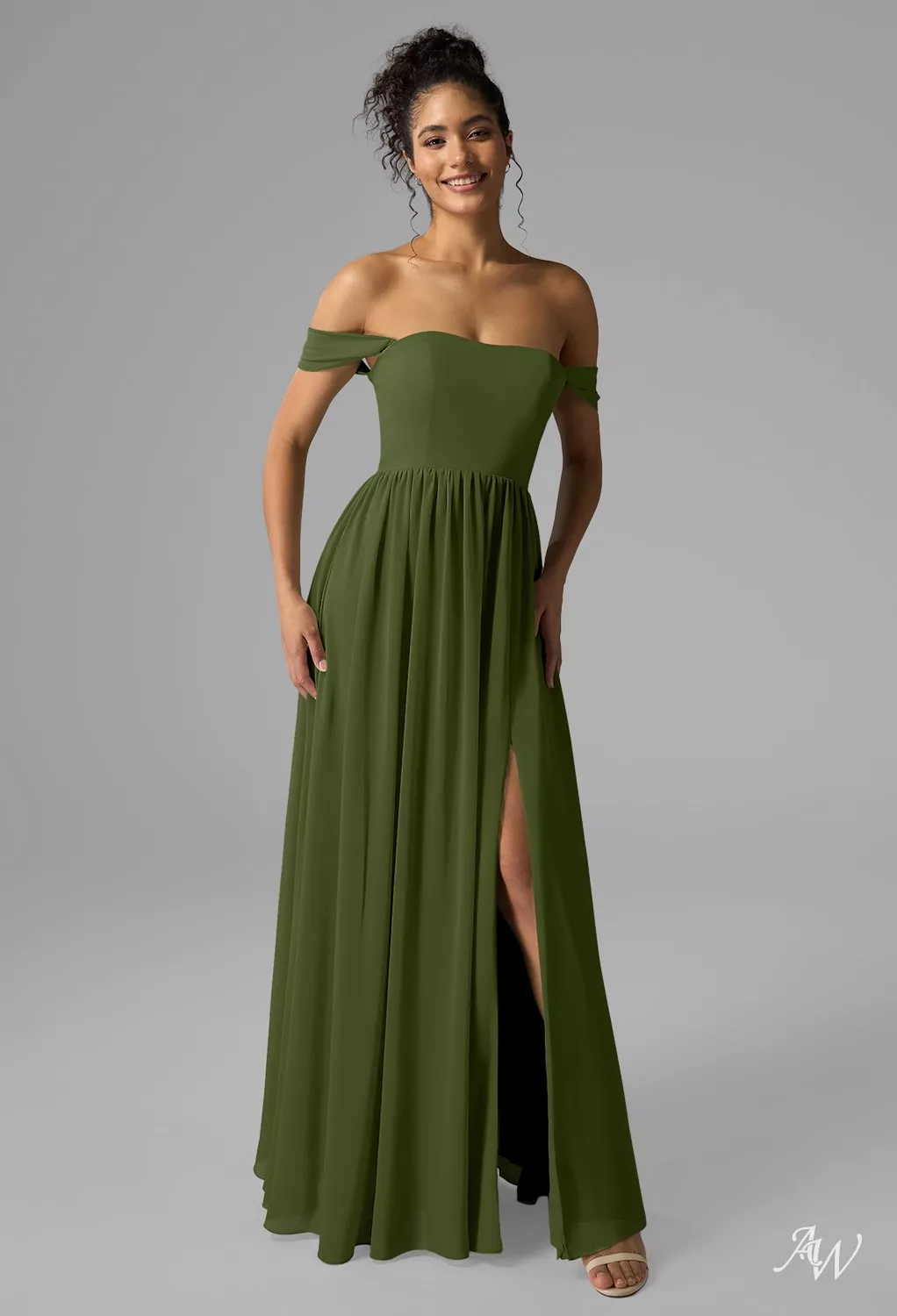 AW Roberta Green Olive Bridesmaid Dresses | AW.Bridal Australia