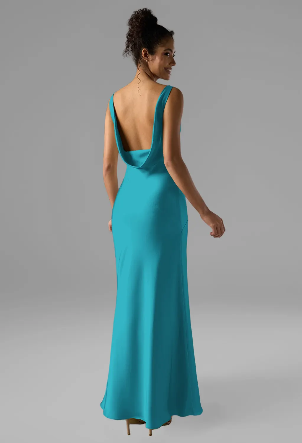teal bridesmaid dresses australia Stylish Bridesmaid Dress | Simple Chiffon Dresses with Irregular Hem main image 0