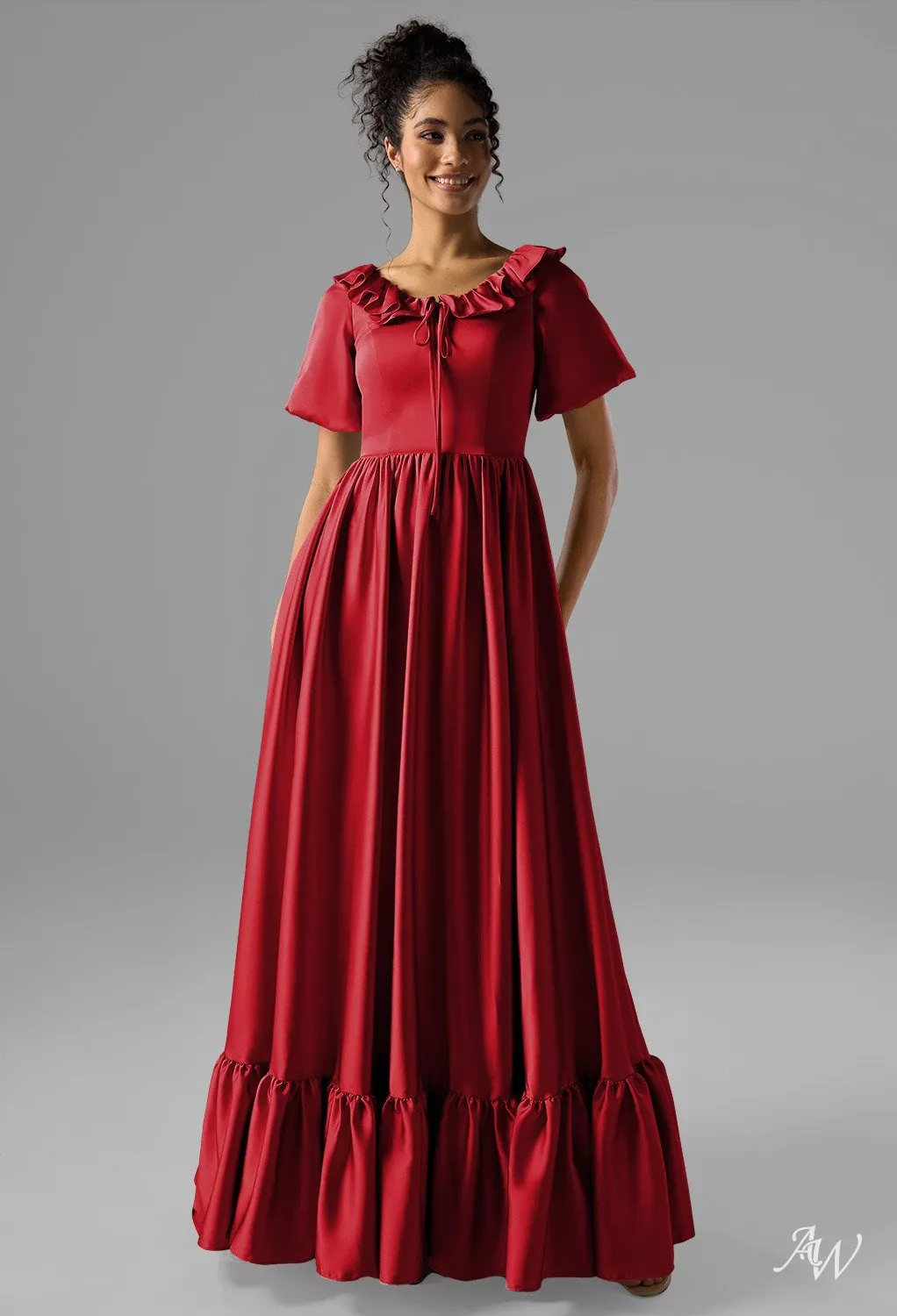red bridesmaid dresses australia AW Sumayyah Dress, Champagne Crystal Satin Satin Charmeuse Floor Length Bateau Neckline Champagne Bridesmaid Dresses South