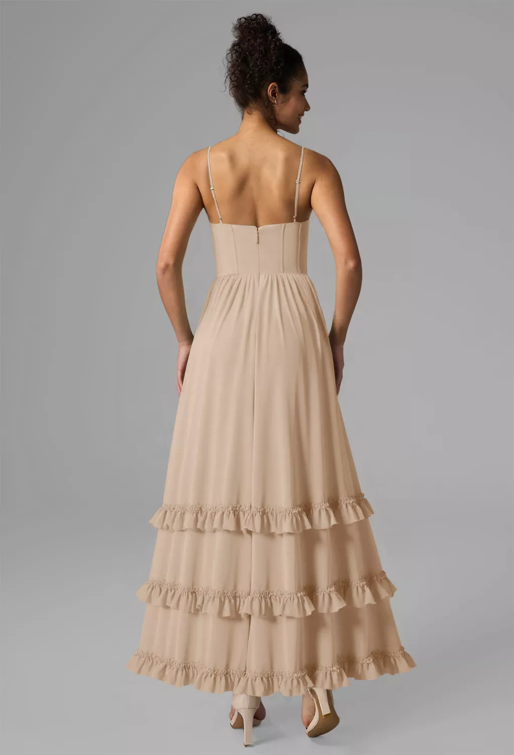 sachin and babi light blue dress Essence of australia wedding dress Champagne wedding Gown Size 8 Say Yes main image 1