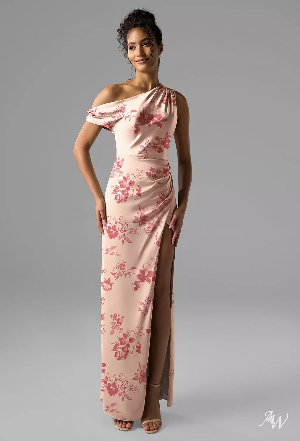 rihanna pink satin dress Pink Rihanna Bustier V Neck High Low Dress Satin Prom Celebrity Dress   Hoprom