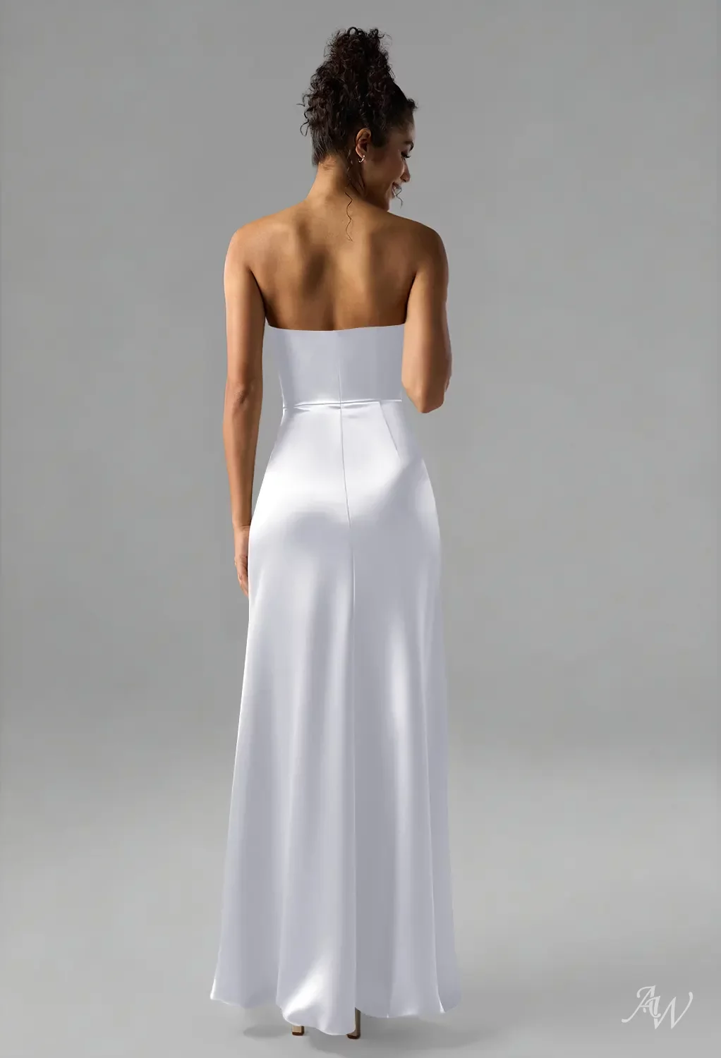 white bridesmaid dresses sydney AW Syeda Crystal Satin boheimian SKIMS Henley Dress | size:2XL The square neckline