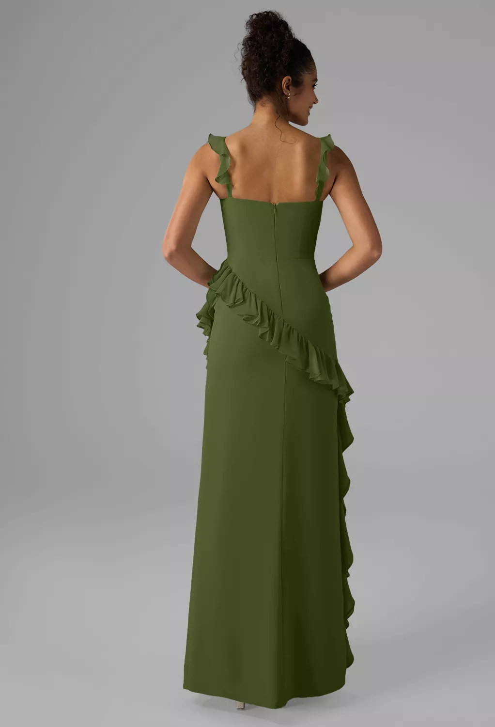 olive green bridesmaid dresses australia Classic Slip Olive main image 1