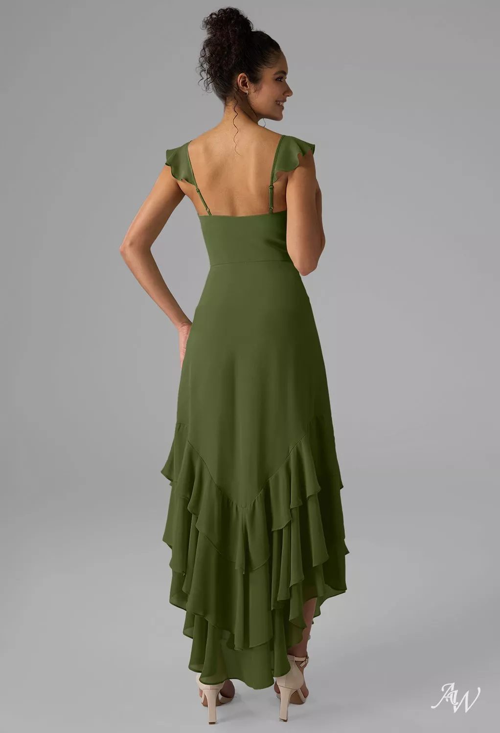 AW Anaya Green Olive Bridesmaid Dresses | AW.Bridal Australia