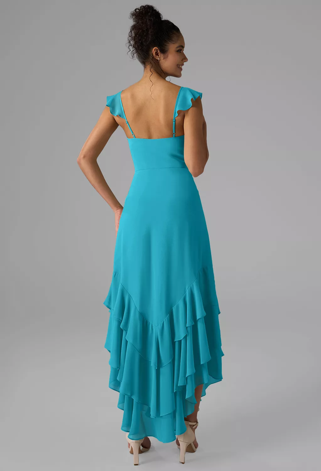 TurquoiseBlue Short Bridesmaid Dresses | AW.Bridal Australia