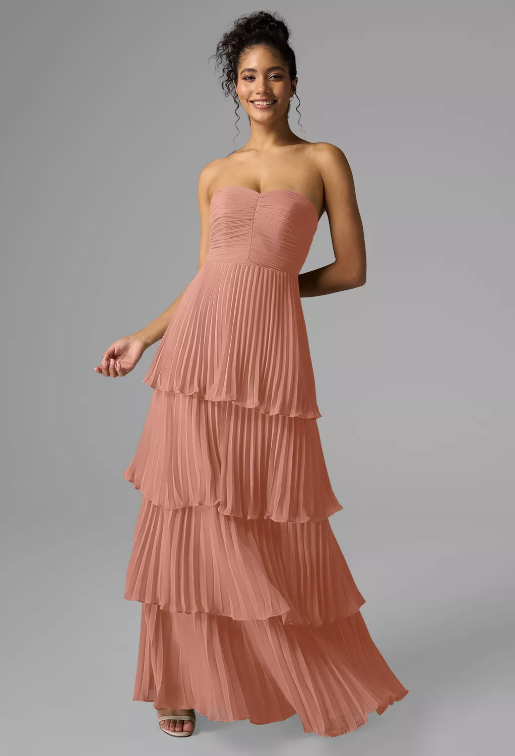 strapless open back dress Huga Cherry Dress  Mimoki