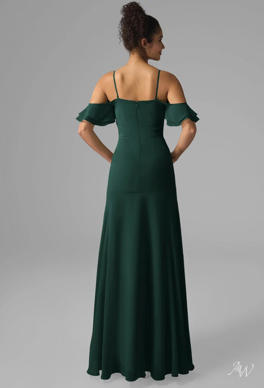 green emerald velvet dress Dauphine Formal Dress PO2573-1  AFTER FIVE