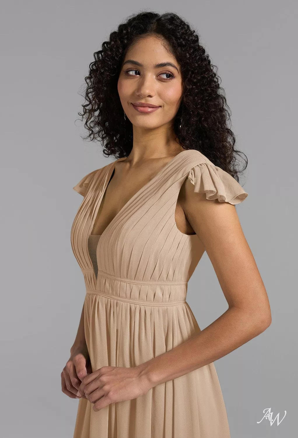AW Isabella Champagne Bridesmaid Dresses | AW.Bridal Australia