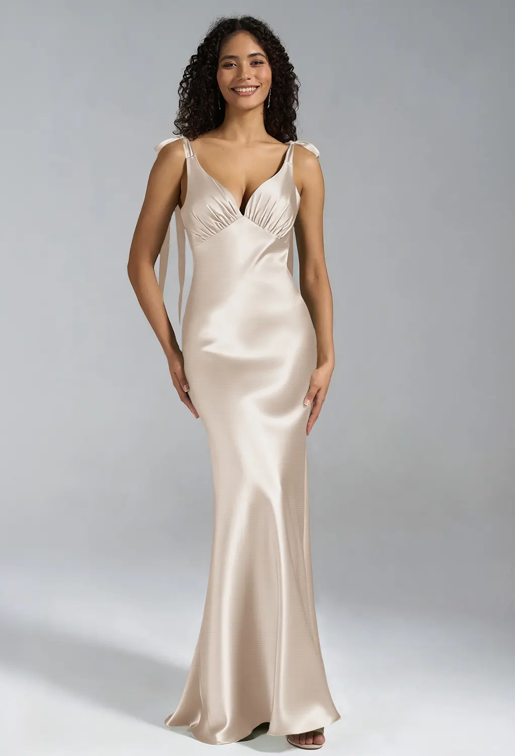 Oyster White Country Wedding Guest Dresses | AW.Bridal Australia
