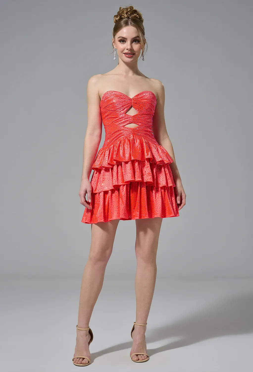 christopher esber brown dress Orbit Ruched Monument Length:38 Cut from soft Lambskin Perfect Bridesmaid Gown Soft & Sweet Pastel