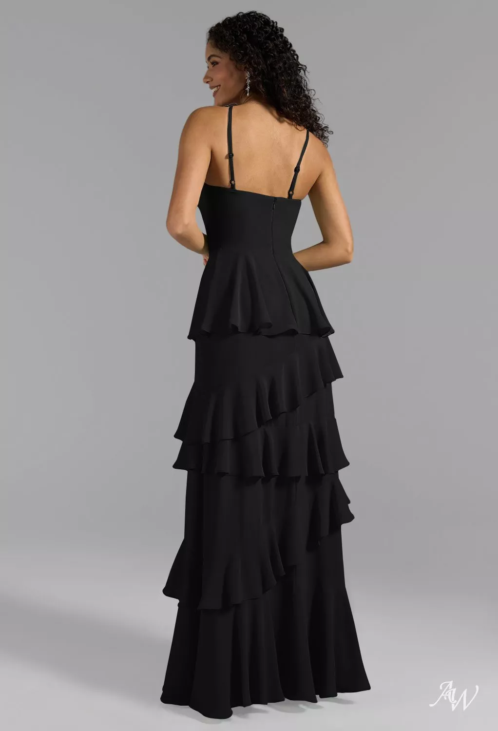 broderie anglaise cotton midi dress Constance This scallop style broderie illusion back Strapless Lace Mermaid Wedding Color:Hot-Pink/Silver*