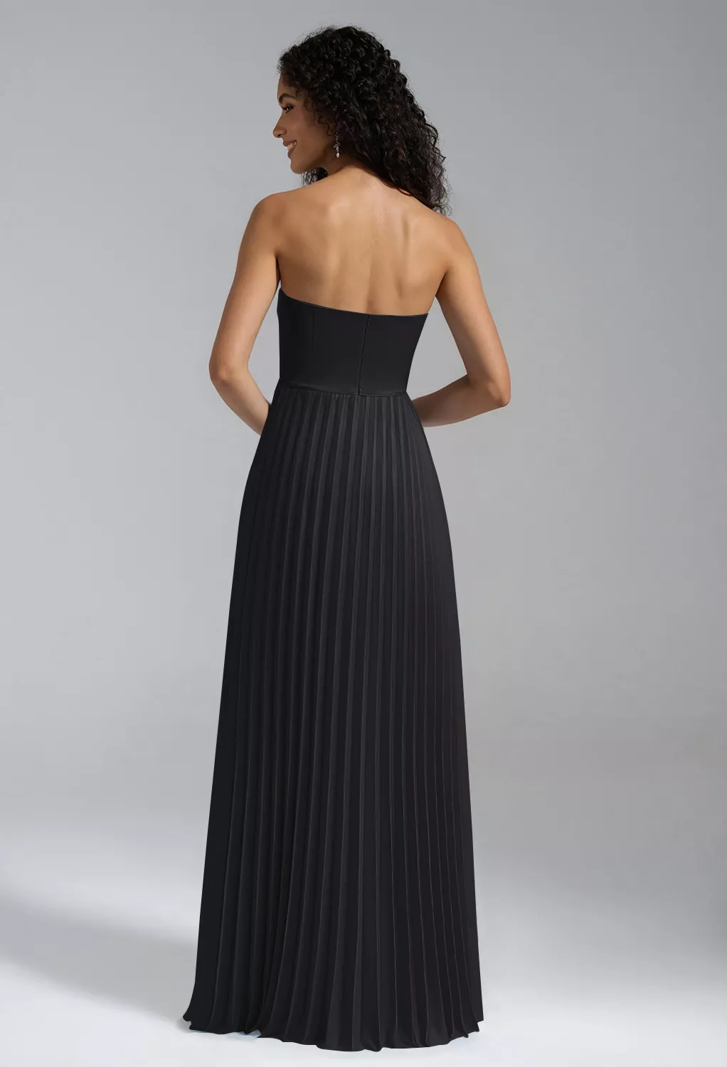 Black Metallic, Black Satin Bridesmaid Dresses | AW.Bridal Australia