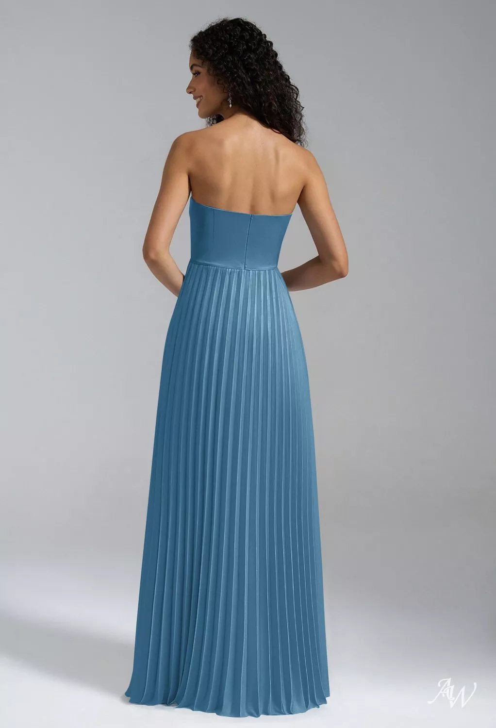 ink blue bridesmaid dress Zapakasa Women with Lace Up Back A Line Chiffon Long Wedding Party Dress blue bridesmaids dress will be a sure Zapaka Women Ink Blue Satin