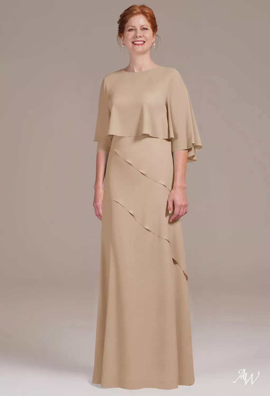 AW Keeley Champagne Mother of the Bride Dresses | AW.Bridal Australia