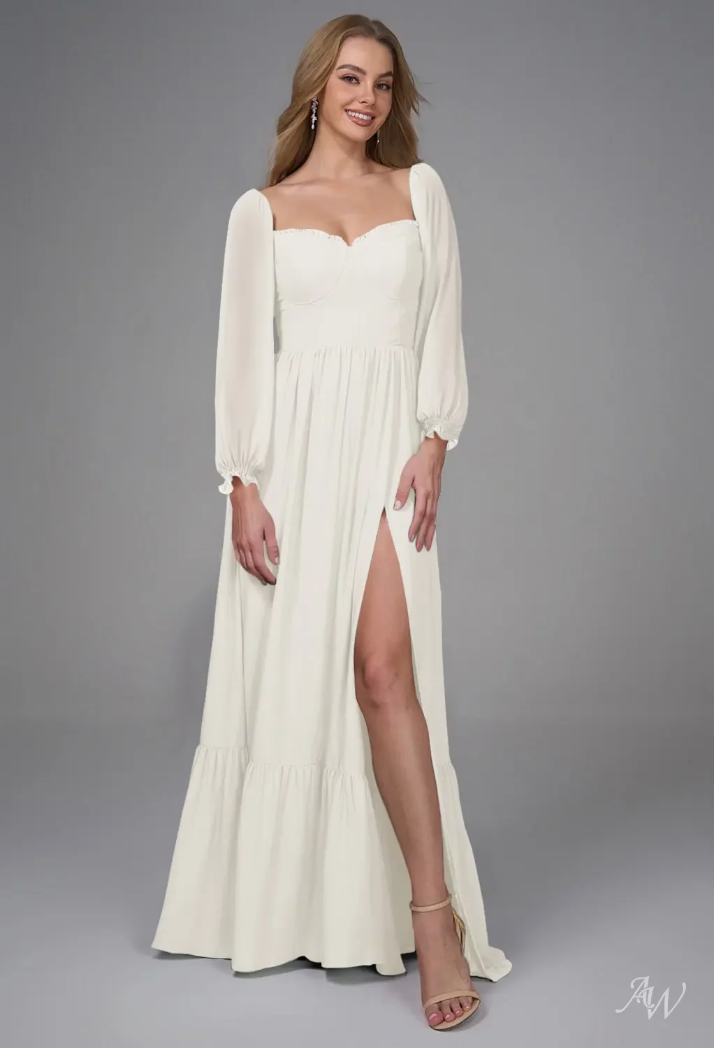 AW Aceily Ivory Bridesmaid Dresses
