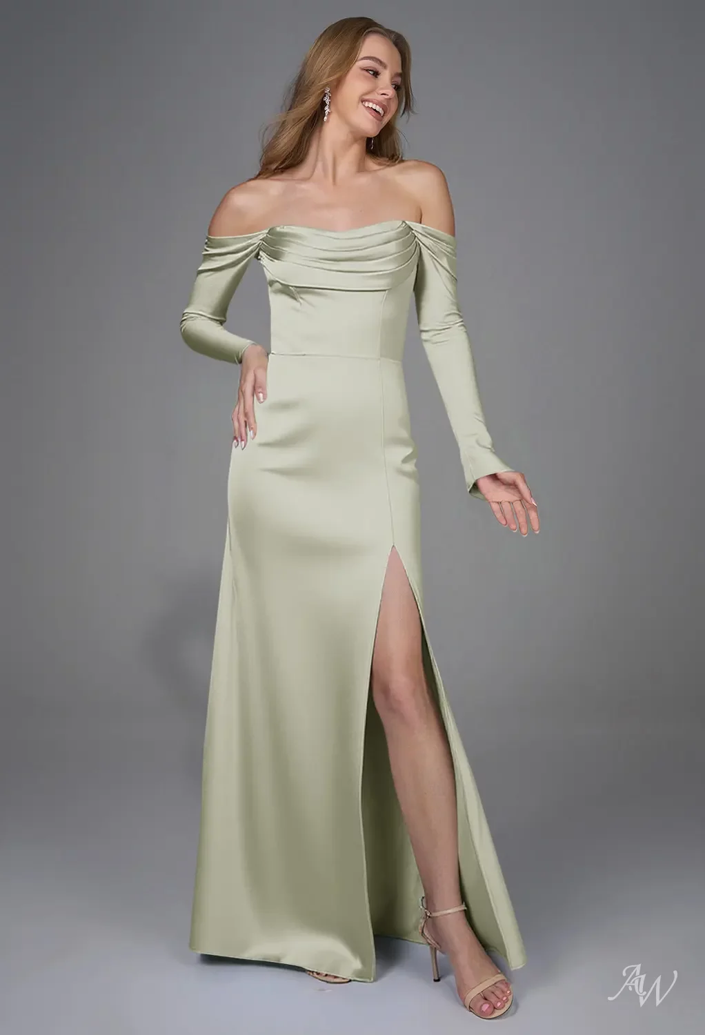 sweetheart neckline maxi dress in sage green Unspoken Sweetheart Neckline Sheer Hem Maxi Dress Sage