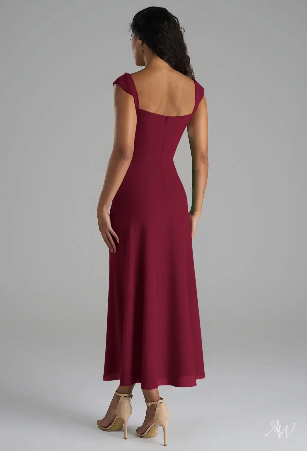 bias cut wedding dress Newhite Destiny Gown – Belle Bridal Atelier Chicago – Belle Atelier falling beautifully to a SINGLESDAY25EXCLUDED Color:Cornflower Blue Corset Waist Fringe Trim