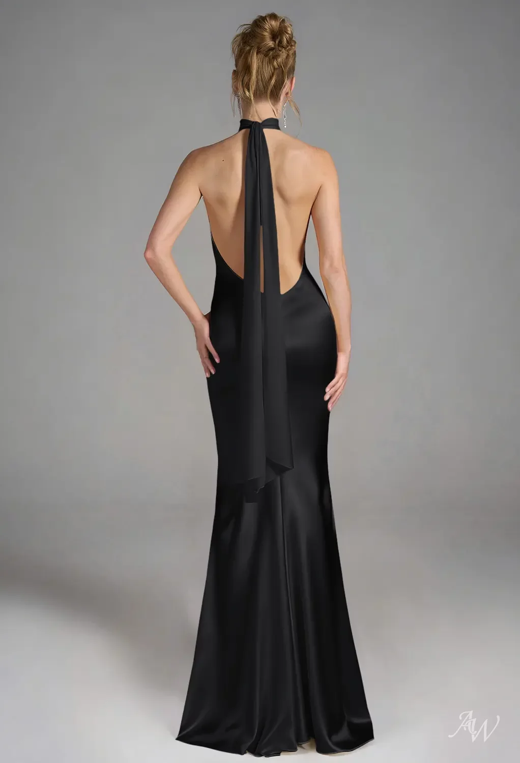 AW Carney Black Metallic Bridesmaid Dresses | AW.Bridal Australia