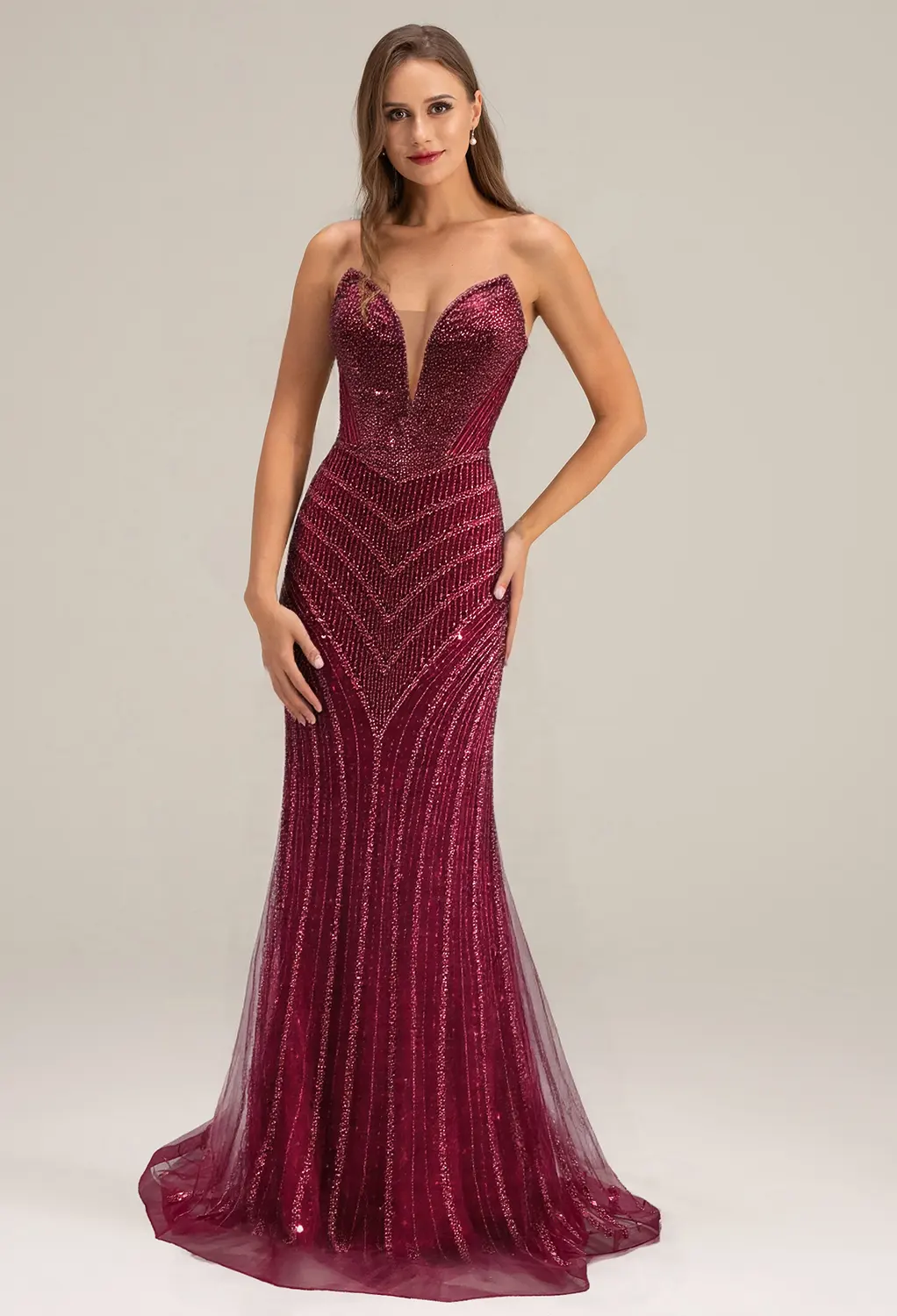 open lace back dress Sparkly Prom Dresses A-line Straps Beading Long Beautiful Prom Dress E   Musebridals